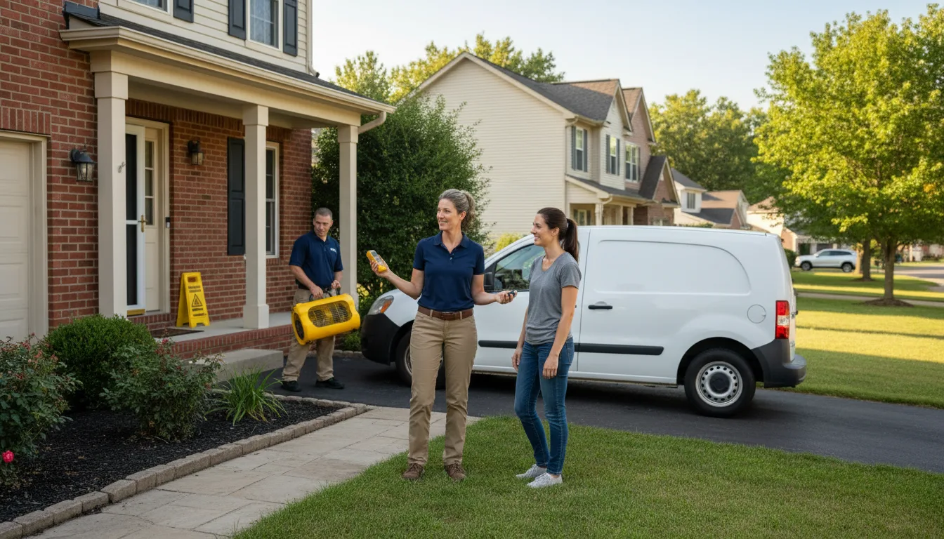 Water restoration image for Dehumidification And Cleanup Services in Eldridge, AL